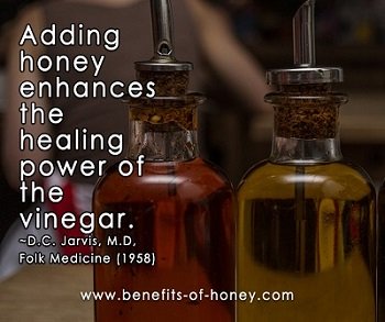 power of honey in cider vinegarimage